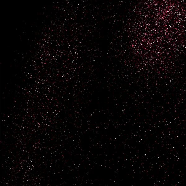 Texture glitter rosa su sfondo nero . — Vettoriale Stock