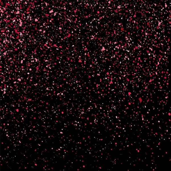 Texture glitter rosa su sfondo nero . — Vettoriale Stock