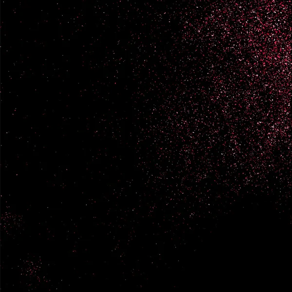 Texture glitter rosa su sfondo nero . — Vettoriale Stock