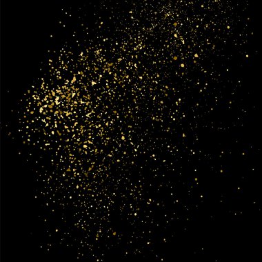 Altın glitter doku vektör.