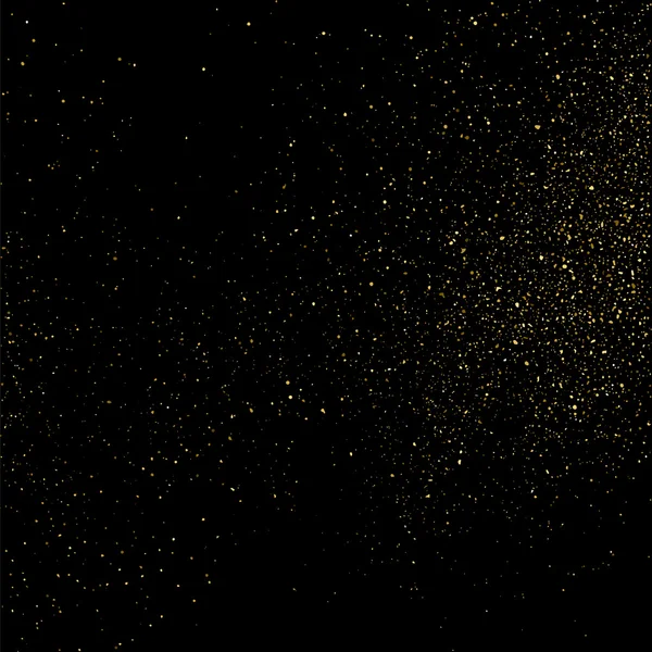 Gold glitter textuur vector. — Stockvector