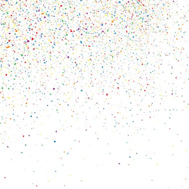 Renkli patlama konfeti. Renkli grenli doku vektör.