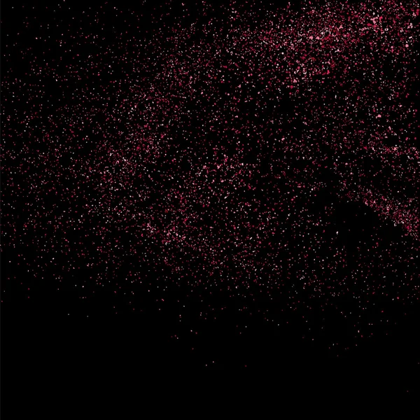 Texture glitter rosa su sfondo nero . — Vettoriale Stock