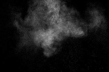 soyut beyaz toz patlama 