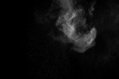 soyut beyaz toz patlama 