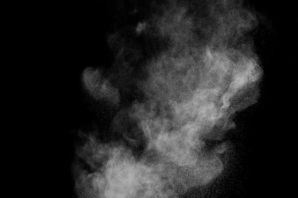 Абстрактний вибух білого пилу — стокове фото