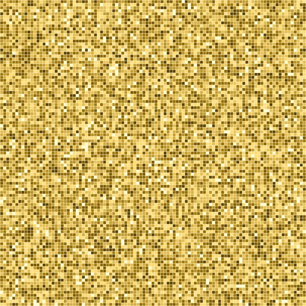 Arany csillogó mozaik vektor. — Stock Vector