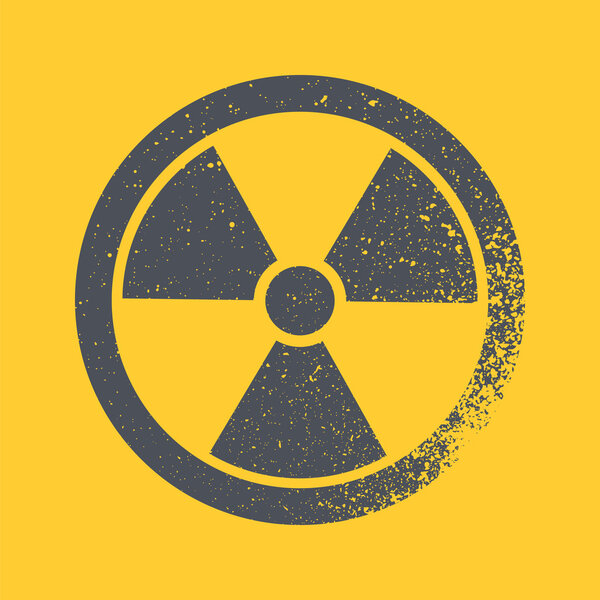 Radioactive vector symbol.
