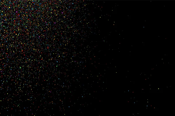 Colorida explosión de confeti. Colorido vector de textura granulada . — Vector de stock
