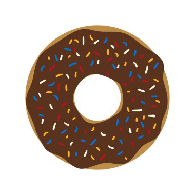 Donut vektör simgesi.