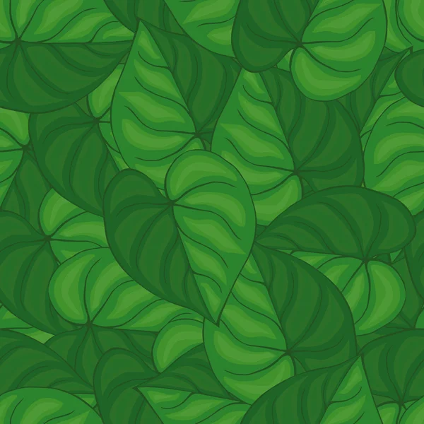 Fondo sin costura del patrón verde leaves.seamless . — Vector de stock