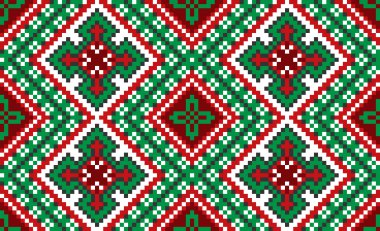 Geleneksel Ulusal işlemeli desen