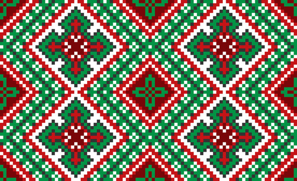 Traditional national embroidered pattern