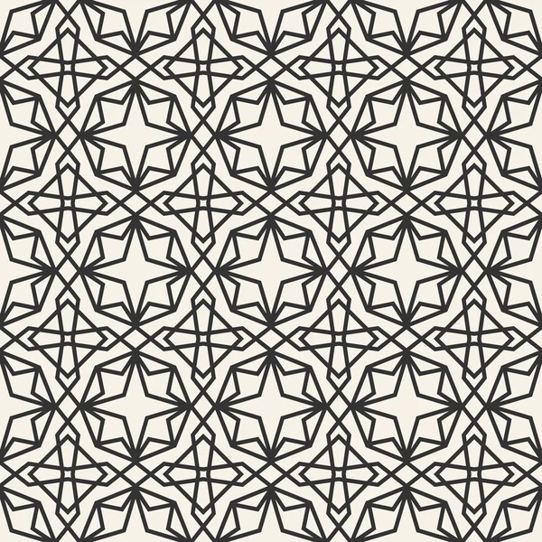 Soyut kesintisiz geometrik İslami duvar kağıdı deseni — Stok Vektör