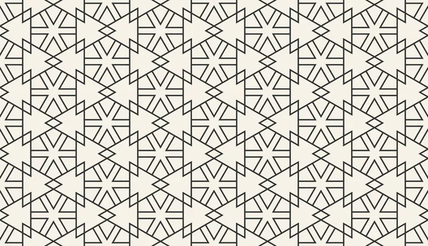 Modèle abstrait de papier peint islamique géométrique sans couture — Image vectorielle