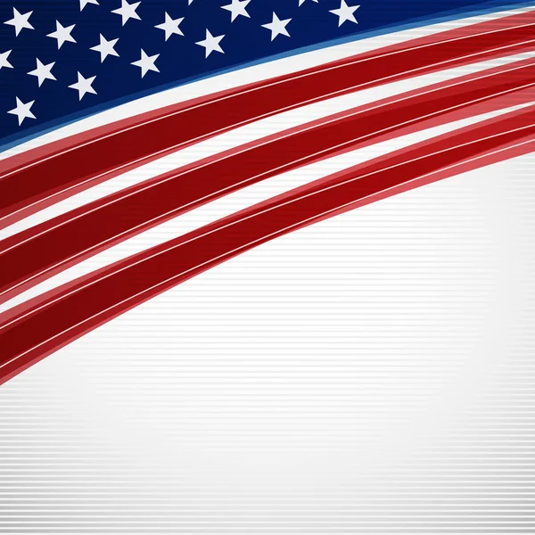 抽象的美国国旗 — 图库矢量图片