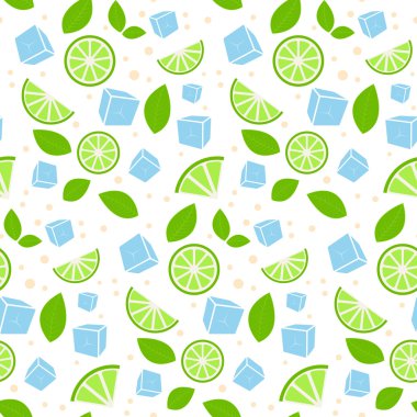 Soyut sorunsuz mojito desen