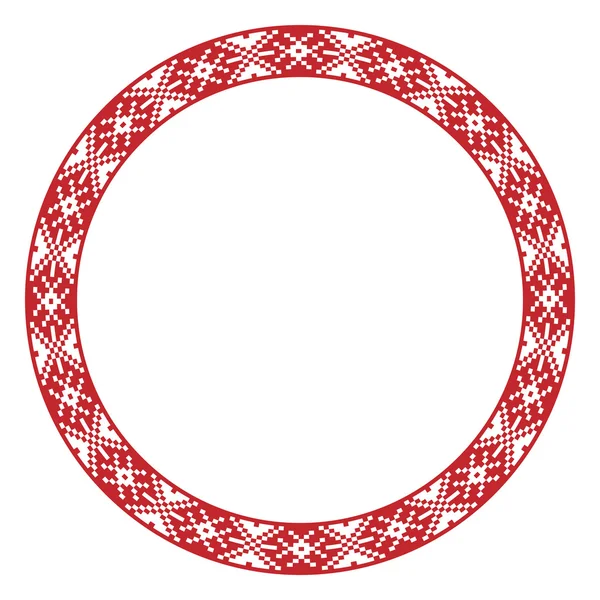 geleneksel Slav yuvarlak nakış