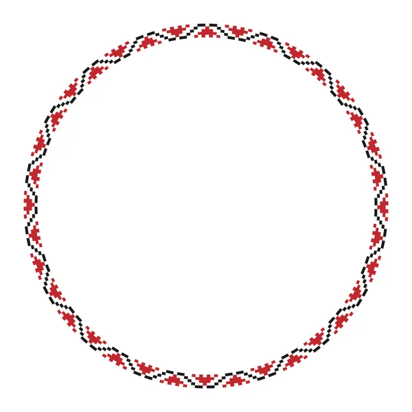 Broderie ronde slave traditionnelle — Image vectorielle