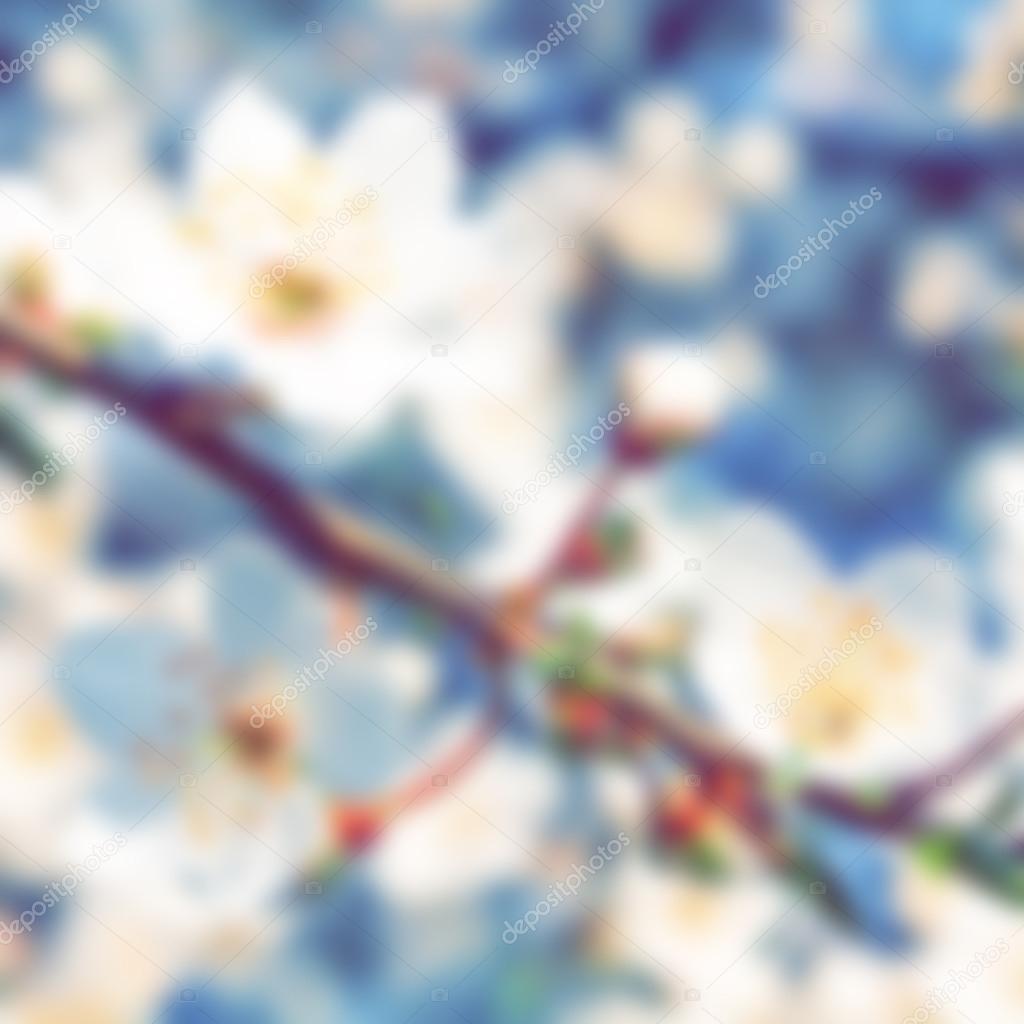 Abstract blurred image of spring time as a background