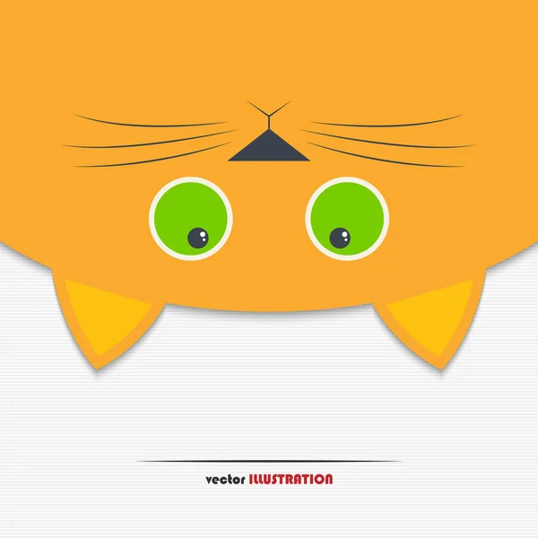 Fundo do gato — Vetor de Stock