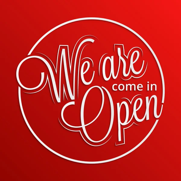 Girin. Biz açık işaretimsin