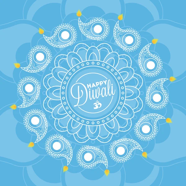 Fondo Diwali — Vector de stock