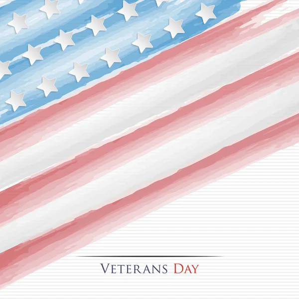 Veterans Day background — Stock Vector