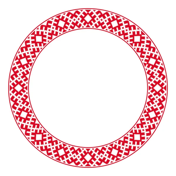 geleneksel Slav yuvarlak nakış