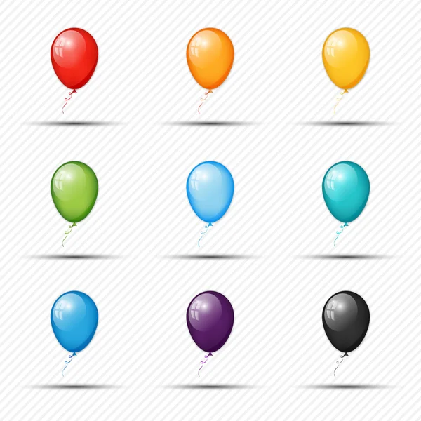 Abstracte ballonnen set — Stockvector