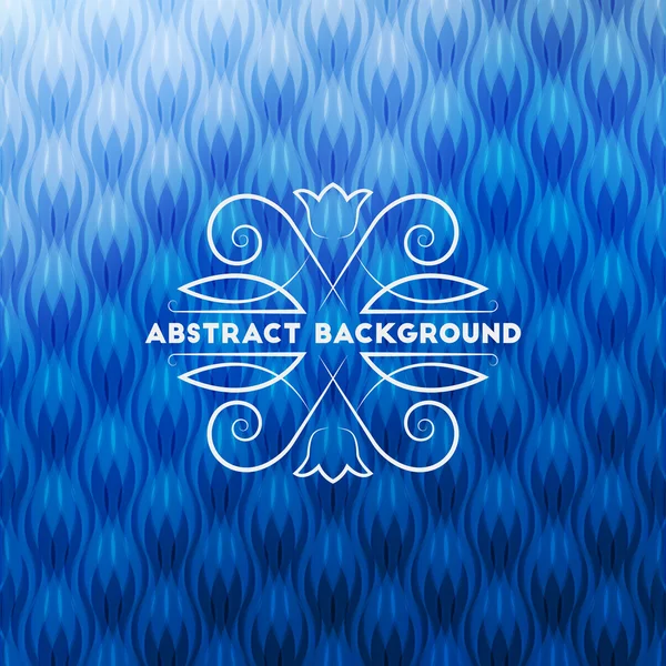 Abstract blauwe geometrische achtergrond — Stockvector