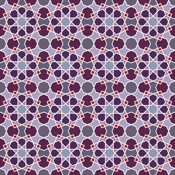 Абстрактна безшовна геометрична ісламська мозаїка — стоковий вектор