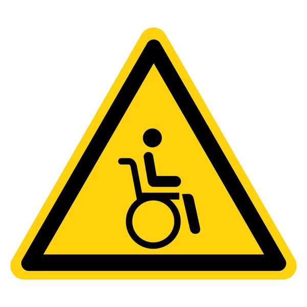 Wheel Chair Hospital Symbol Vector Illustration Isolate White Background Label — Stock Vector