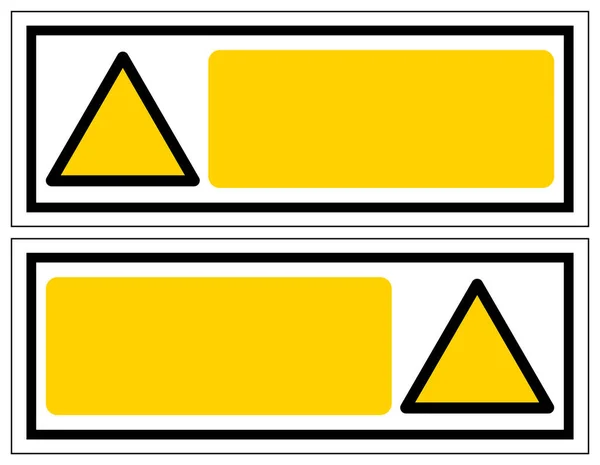 背景警告空白符号符号 矢量图解 白色背景标签隔离 Eps10 — 图库矢量图片