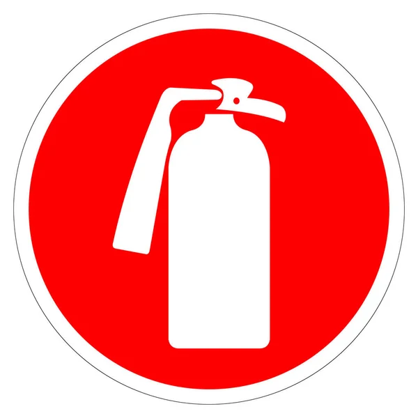 Fire Extinguisher Symbol Sign Vector Illustration Isolate White Background Label — Stock Vector