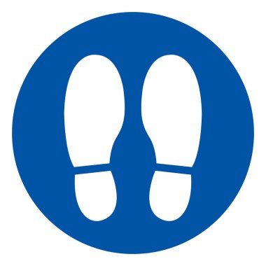 Burada bekle Sembol İşareti, Vektör İllüzyonu, Beyaz Arkaplan Etiketinde İzole Et. EPS10 