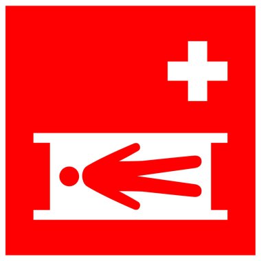 Sedye Sembol İşareti, Vektör İllüstrasyonu, Beyaz Arkaplan Etiketinde İzole EPS10 