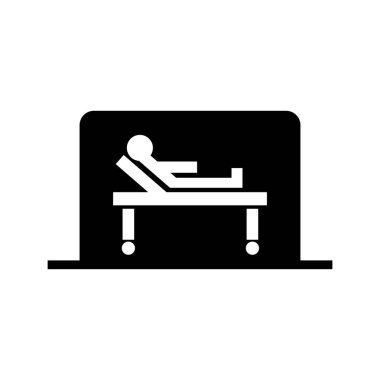 İzolasyon Siyah Simgesi, Vektör İllüstrasyonu, Beyaz Arkaplan Etiketinde İzolasyon. EPS10 