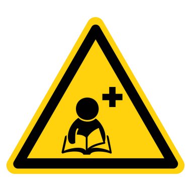 MSDS İstasyon Sembol İşareti, Vektör İllüzyonu, Beyaz Arkaplan Etiketinde İzole EPS10. 