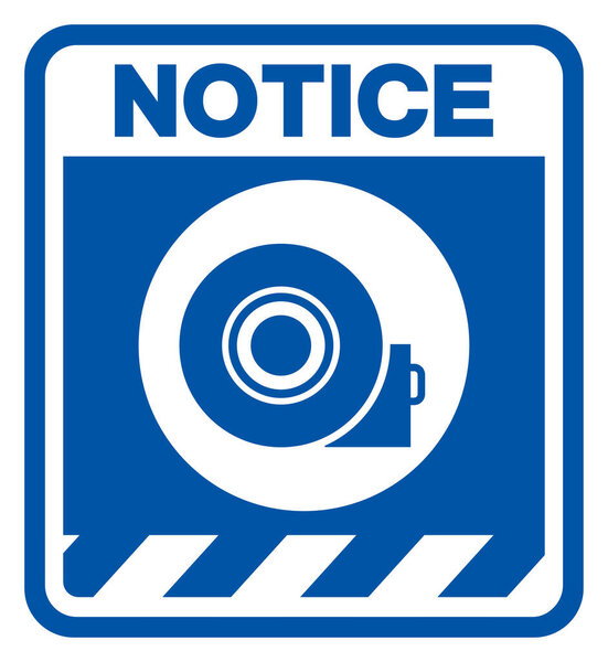 Notice Chock Your Wheels Symbol Sign, Vector Illustration, Isolated On White Background Label. EPS10 