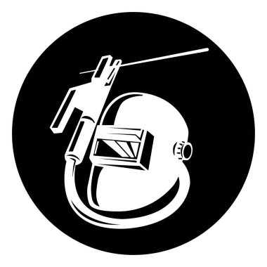 Aşınma Kaynak Maskesi Sembol İşareti,Vektör İllüstrasyon, Beyaz Arka Plan Etiketi Üzerine İzole. Eps10