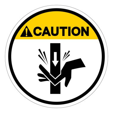 Dikkat Çekici Bıçak ve Tolerans Sembol İşareti, Vektör İllüstrasyonu, Beyaz Arkaplan Laboratuvarında İzole Edilmiştir. EPS10