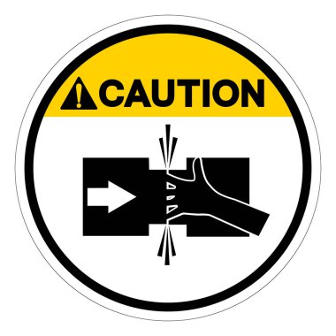 Plastik Enjeksiyon Pervazında Dikkat, Pervazda Ölüm Sembol İşareti, Vektör İllüzyonu, Beyaz Arkaplan Etiketinde İzole Edilmiş. EPS10