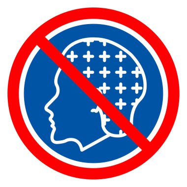 Saç filesi için Sembol İşareti, Vektör İllüstrasyonu, Beyaz Arkaplan Etiketi İzole EPS10.