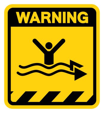 Güçlü Geçerli Dikkat Uyarı İşareti, Vektör İllüzyonu, Beyaz Geçmiş Etiketinde İzole EPS10