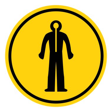 Termal Giysi Sembol İşareti, Vektör İllüstrasyonu, Beyaz Arkaplan Etiketinde Tecrit. EPS10