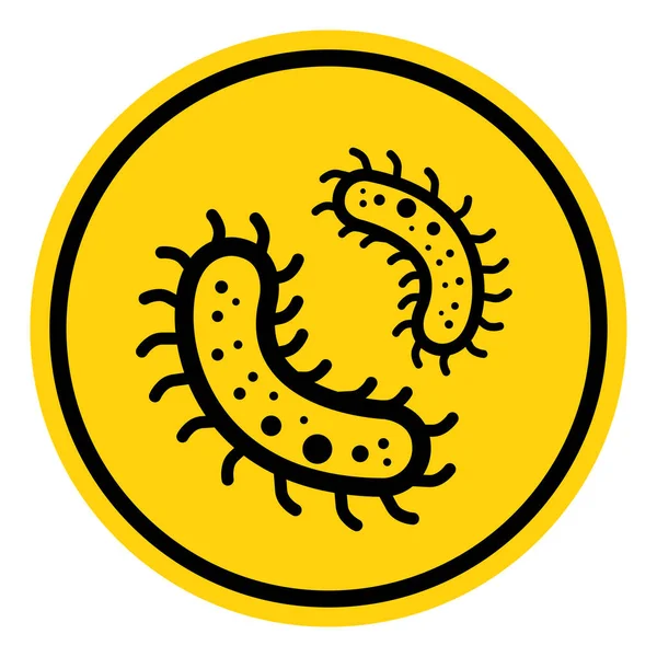 Marburg Sembol İşareti, Vektör İllüzyonu, Beyaz Arkaplan Etiketinde Tecrit. EPS10