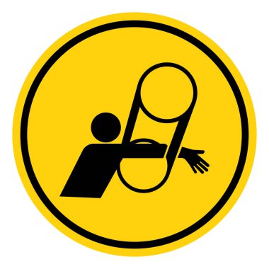 Karışıklık Tehlike Silahları Sembol İşareti, Vektör İllüstrasyonu, Beyaz Arkaplan Laboratuvarında Tecrit. EPS10