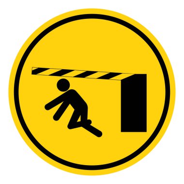 Geçidin taşınması Tehlike Sembolü İşaretine, Vektör İllüstrasyonuna, Beyaz Laboratuvarda İzole Edilebilir. EPS10