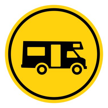 Motor Evler Sembol İşareti, Vektör İllüstrasyonu, Beyaz Arkaplan Etiketinde Tecrit. EPS10